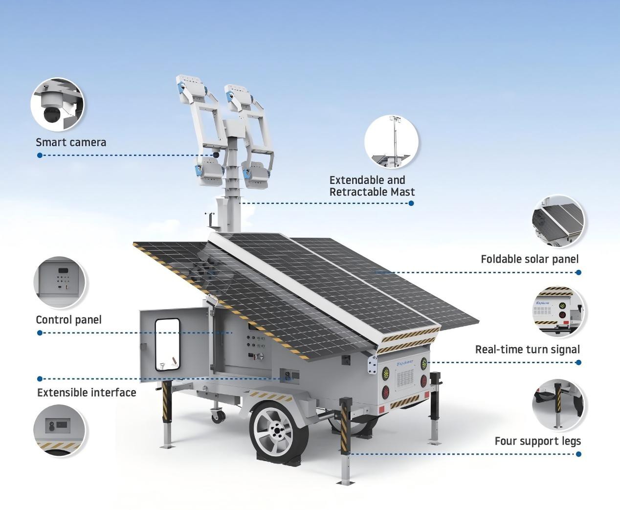 mobile solar light tower mobile solar light tower