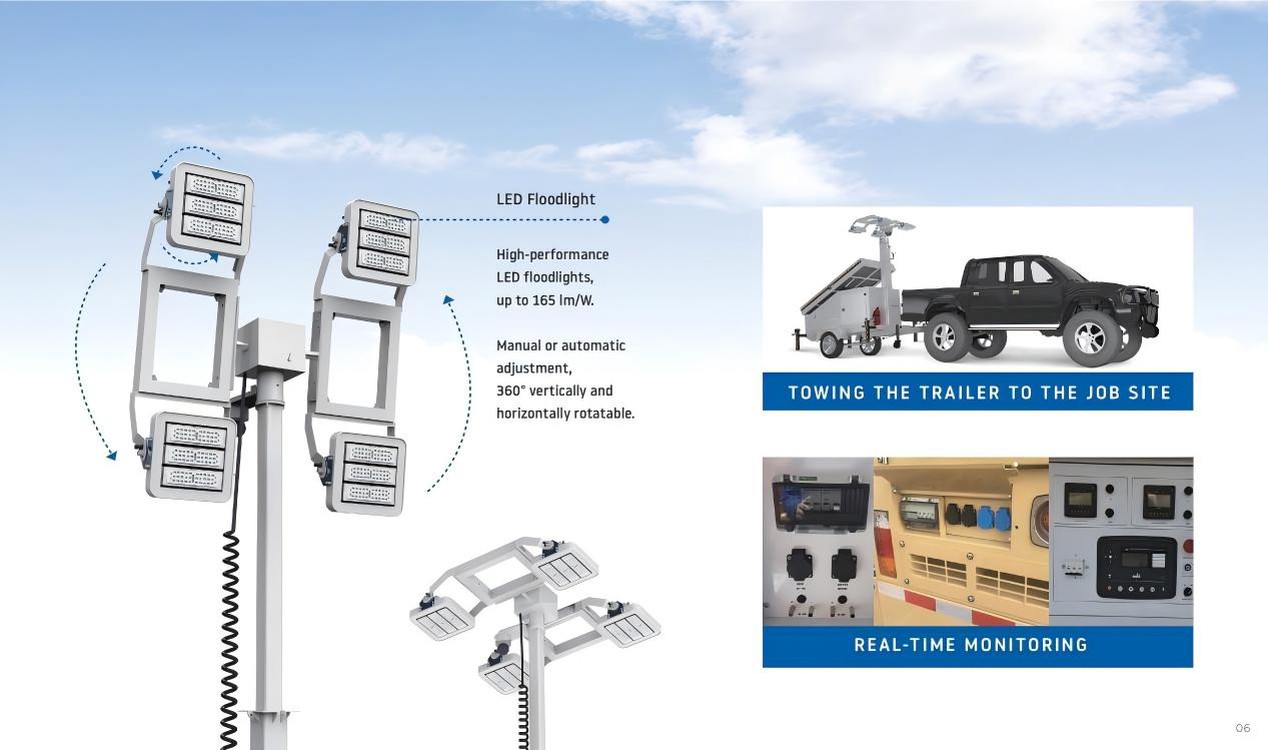 solar powered lighting towers solar powered lighting towers
